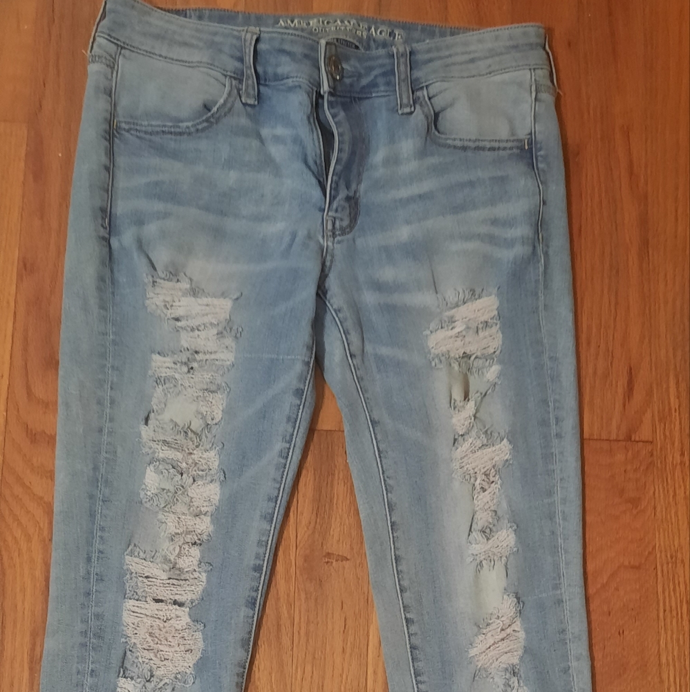 2 pairs American Eagle jeggings size 10